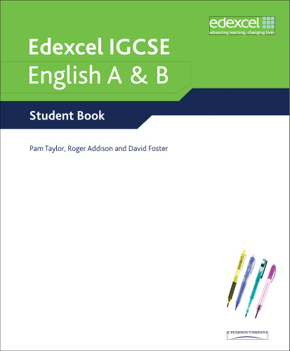 Edexcel International GCSE English A & B Student Book with ActiveBook CD