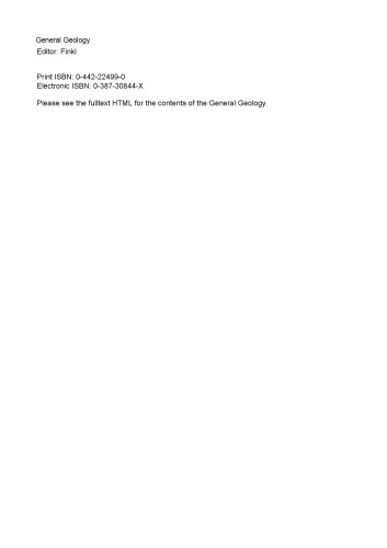 General Geology