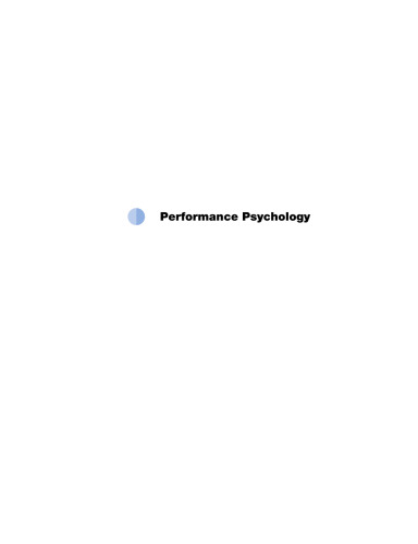 Performance Psychology