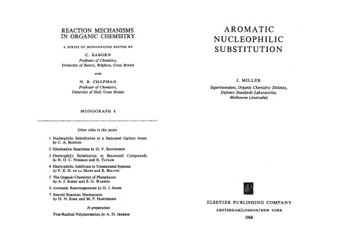 Aromatic nucleophilic substitution