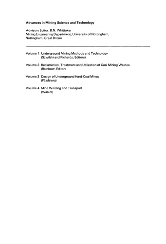 Mine Winding and Transport
