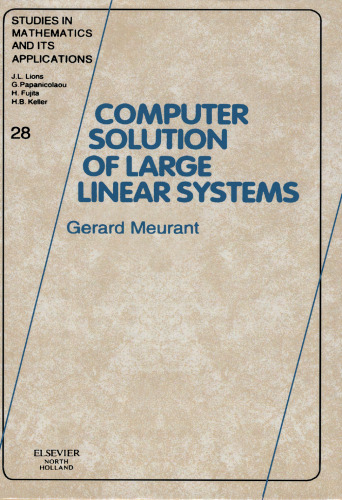 Computer solution of large linear systems