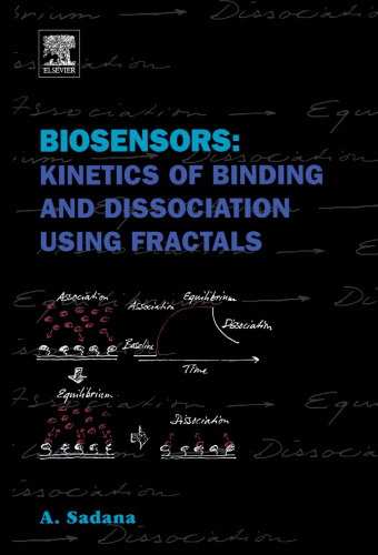 Biosensors: Kinetics of Binding and Dissociation Using Fractals