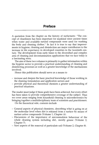 Handbook for cleaning/decontamination of surfaces