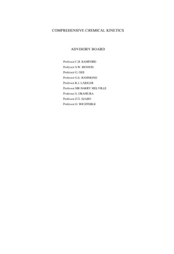Kinetics of Multistep Reactions, 2 Edition