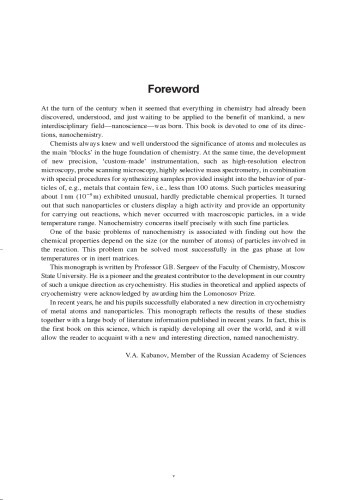 Nanochemistry