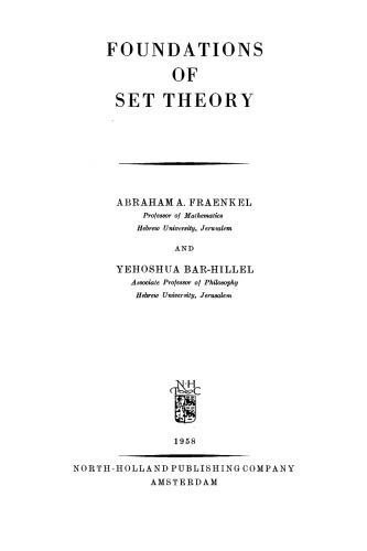 Foundations of Set Theory
