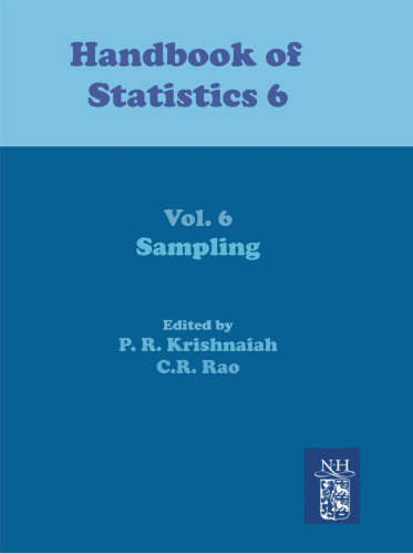 Handbook of Statistics 6: Sampling