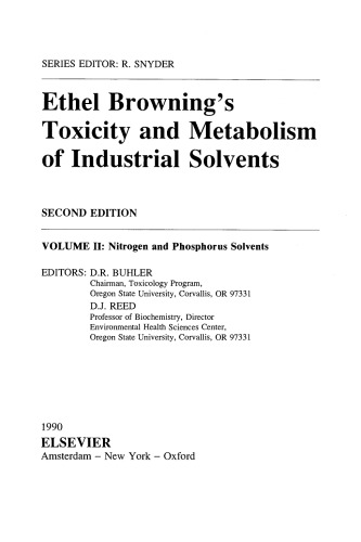 Nitrogen and Phosphorus Solvents