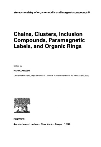 Chains, Clusters, Inclusion Compounds, Paramagnetic Labels, and Organic Rings