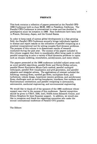 Parallel Computational Fluid Dynamics 1995. Implementations and Results Using Parallel Computers