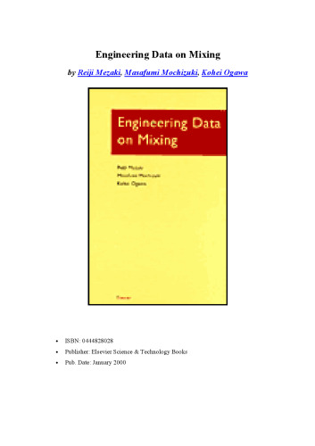 Engineering Data on Mixing