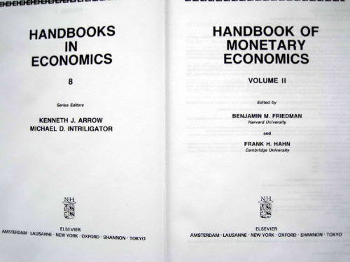 Handbook of monetary economics