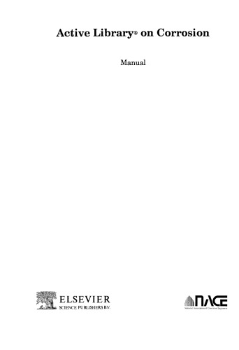 Active Library® on Corrosion. Manual