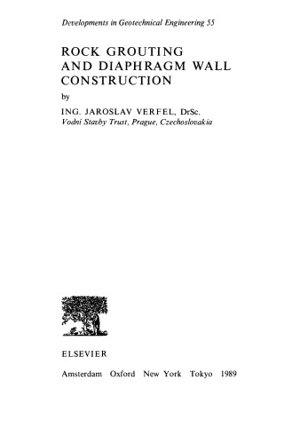Rock Grouting and Diaphragm Wall Construction