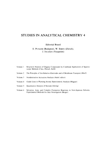 Guide-Lines to Planning Atomic Spectrometric Analysis
