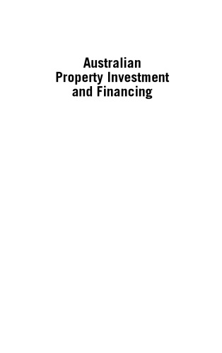 Australian Property Investment and Financing