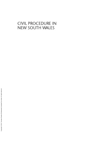 Civil Procedure in New South Wales