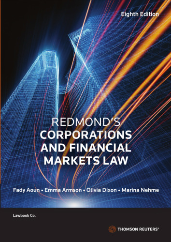 Redmond's Corporations and Financial Markets Law