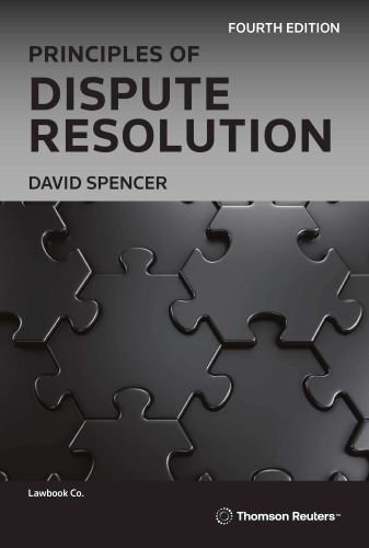 Principles of Dispute Resolution