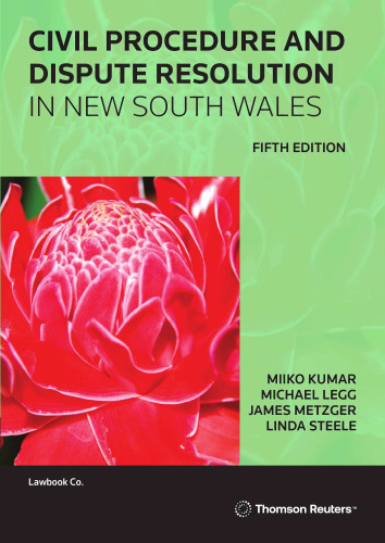 Civil Procedure and Dispute Resolution in NSW