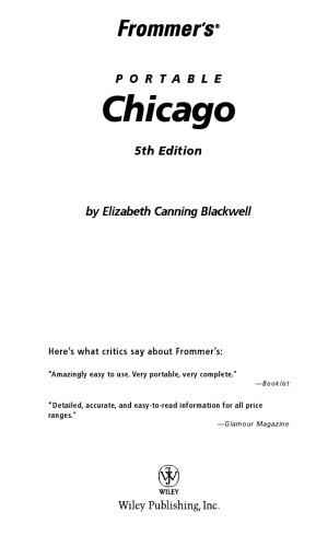 Frommer's Portable Chicago (2006) (Frommer's Portable)
