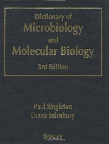 Dictionary of Microbiology & Molecular Biology