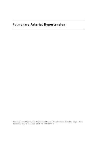 Pulmonary Arterial Hypertension: Diagnosis and Evidence-Based Treatment