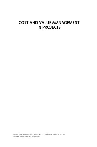 Cost and Value Management in Projects