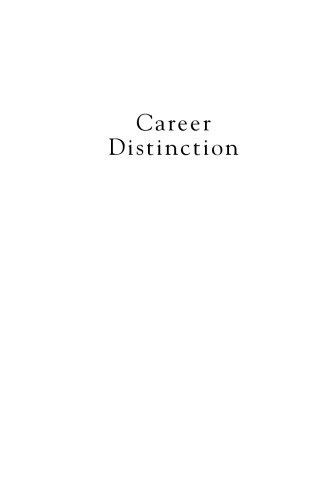 Career Distinction. Stand out by building your brand