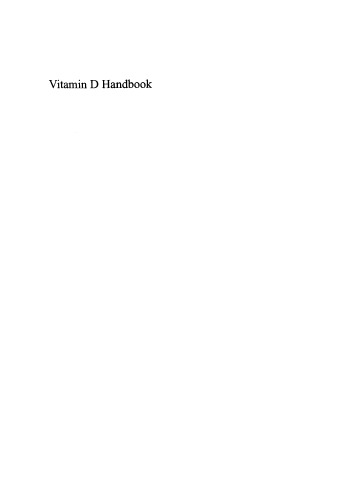 Vitamin D Handbook: Structures, Synonyms, and Properties