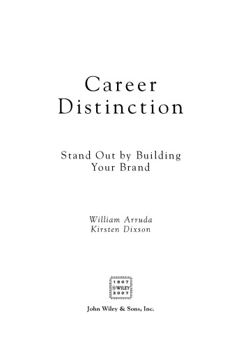 Career distinction : stand out by building your brand