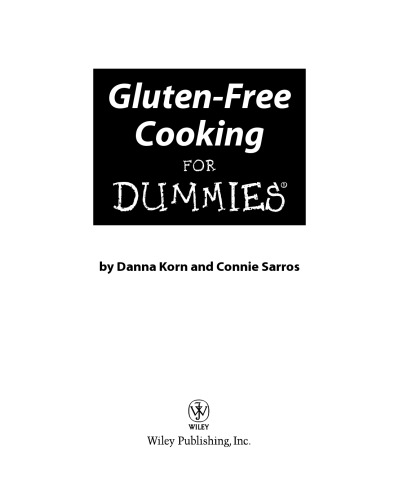 Gluten-Free Cooking For Dummies
