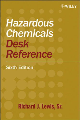 Hazardous chemical. Desk reference