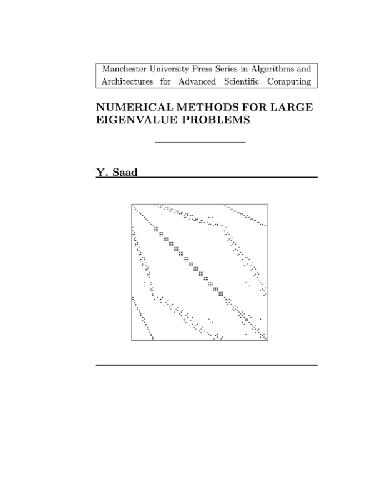 Numerical Methods for Large Eigenvalue Problems