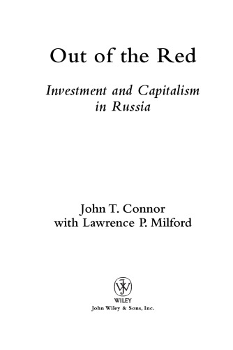 Out of the Red : Investment and Capitalism in Russia
