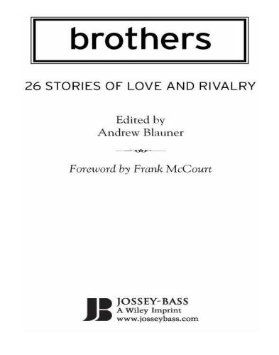 Brothers: 26 Stories of Love and Rivalry