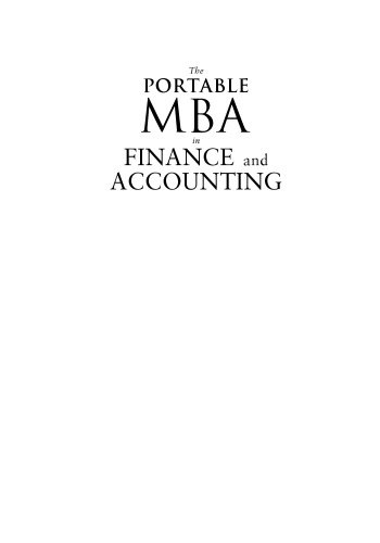 The Portable MBA in Finance and Accounting, Fourth Edition