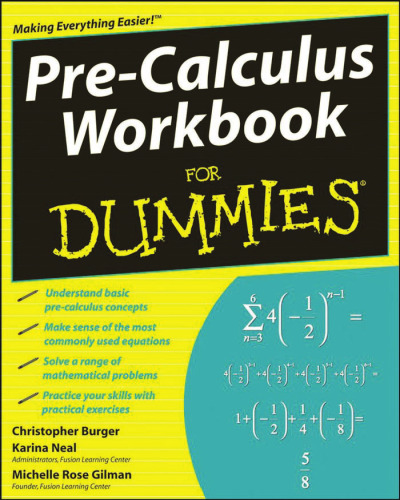 Pre-calculus workbook for dummies