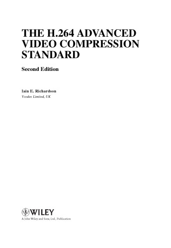 The H 264 Advanced Video Compression Standard