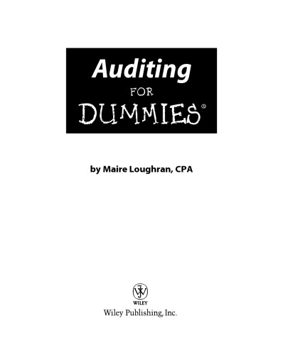 Auditing for Dummies®