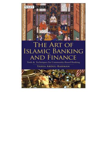 The Art of Islamic Banking and Finance