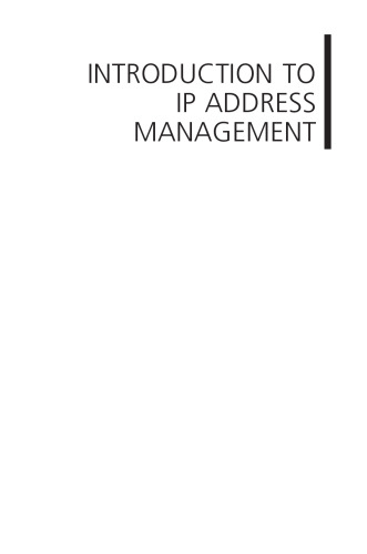 Introduction to IP Address Management