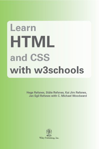 Learn HTML and CSS with w3schools