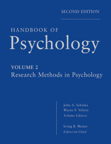 Handbook of psychology: Research methods in psychology