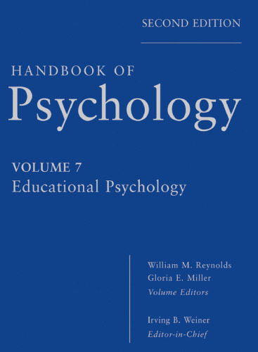 Handbook of psychology: Educational psychology