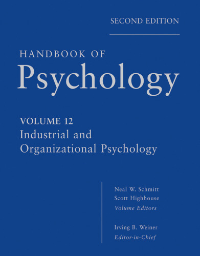 Handbook of psychology: Industrial and organizational psychology