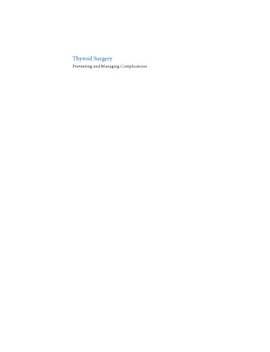 Thyroid surgery: preventing and managing complications