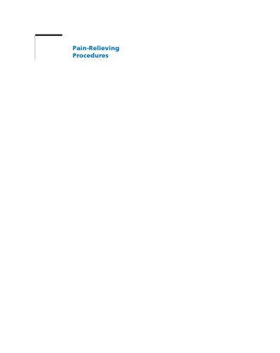 Pain-Relieving Procedures: The Illustrated Guide