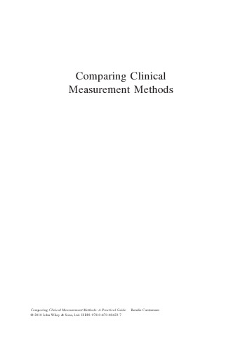 Comparing Clinical Measurement Methods: A Practical Guide